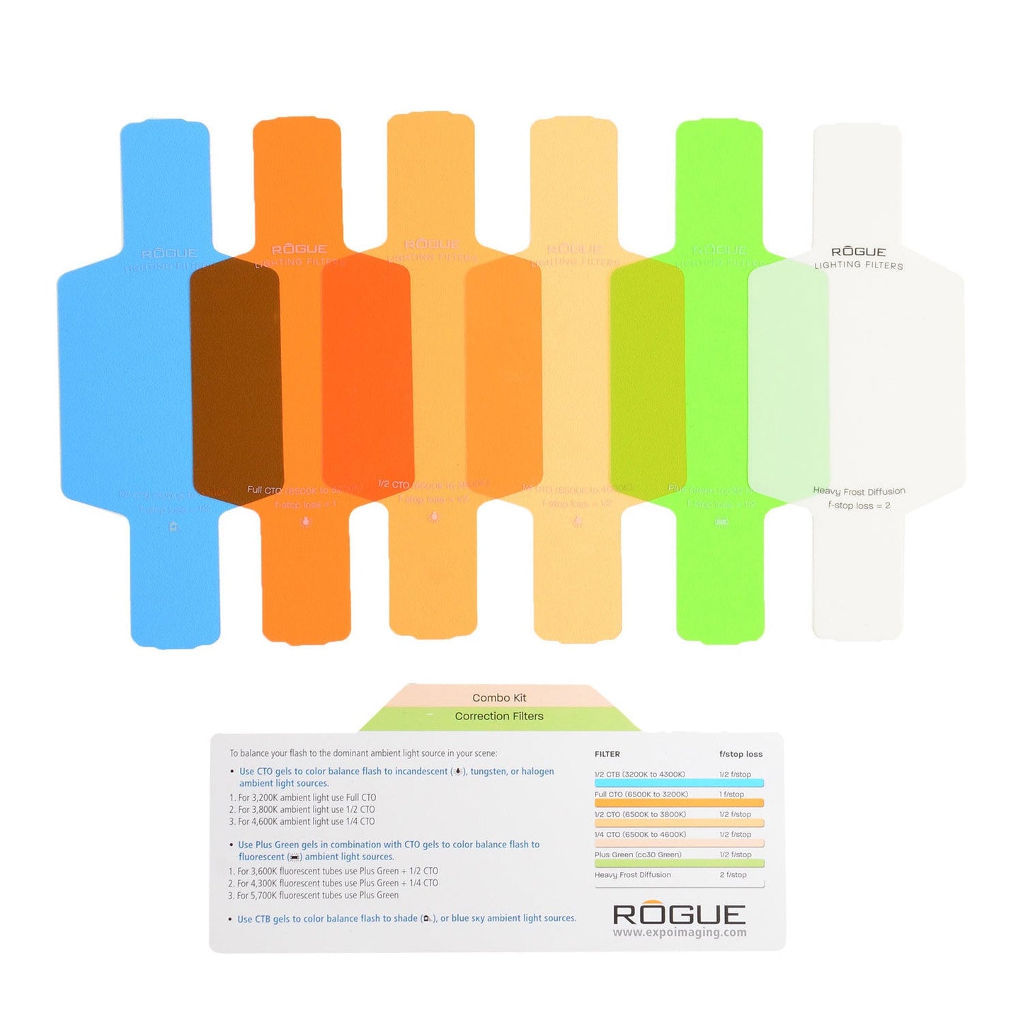 Rogue Flash Gels: Combo Filter Kit