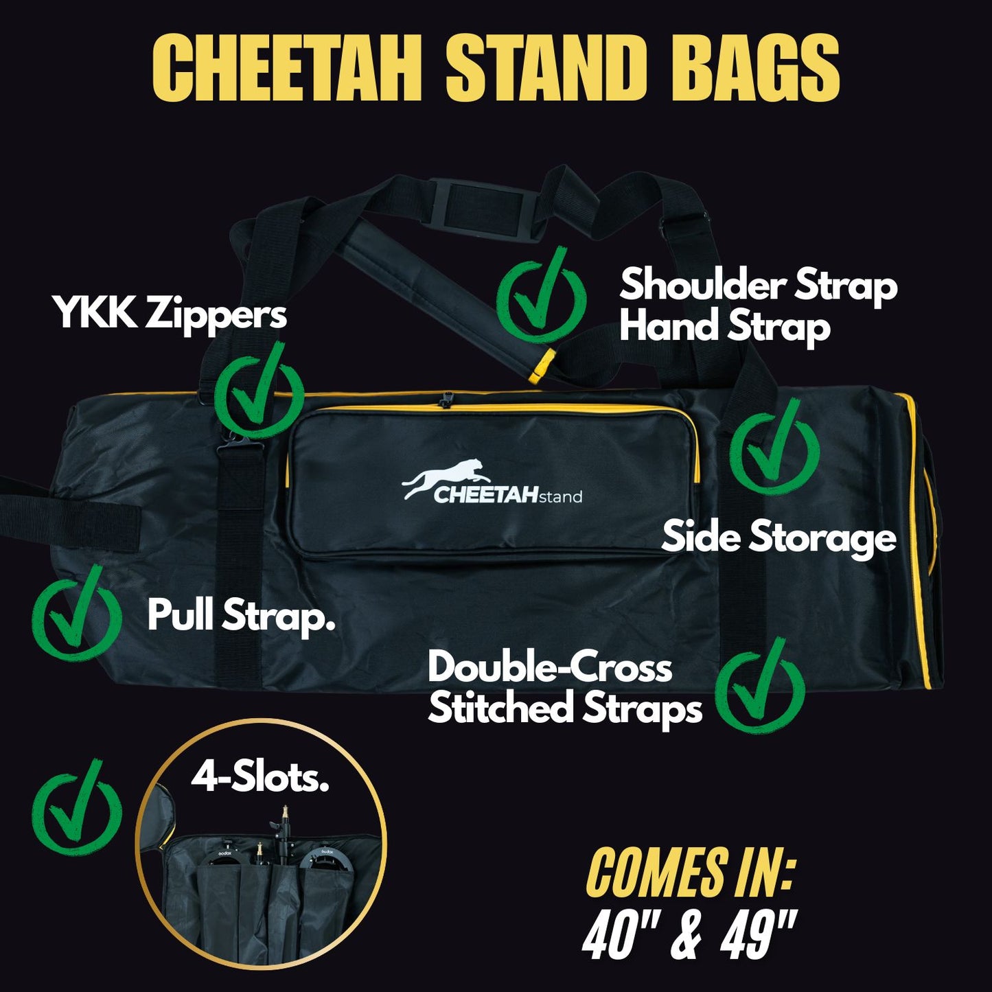 Portable Creator Stand Bag Combo
