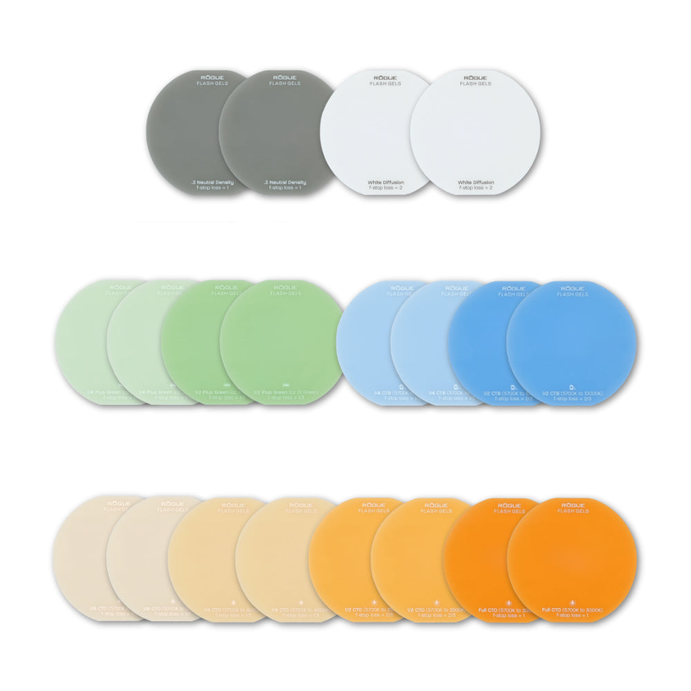 Kit Flash Rond Rogue - Diffuseur, Grille Et Gels Magnétiques Pour Portraits