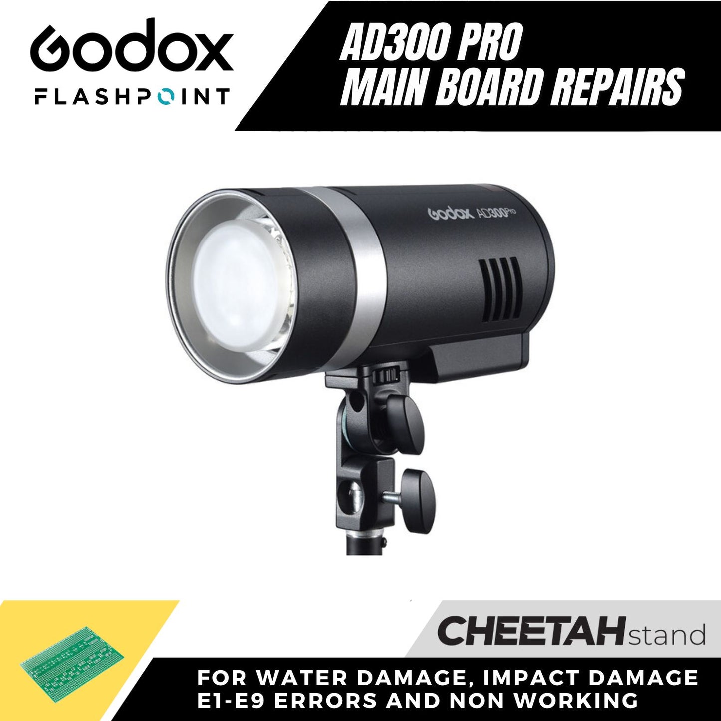 Repair AD300PRO: Drop / Water Damage or E1-E9 Errors