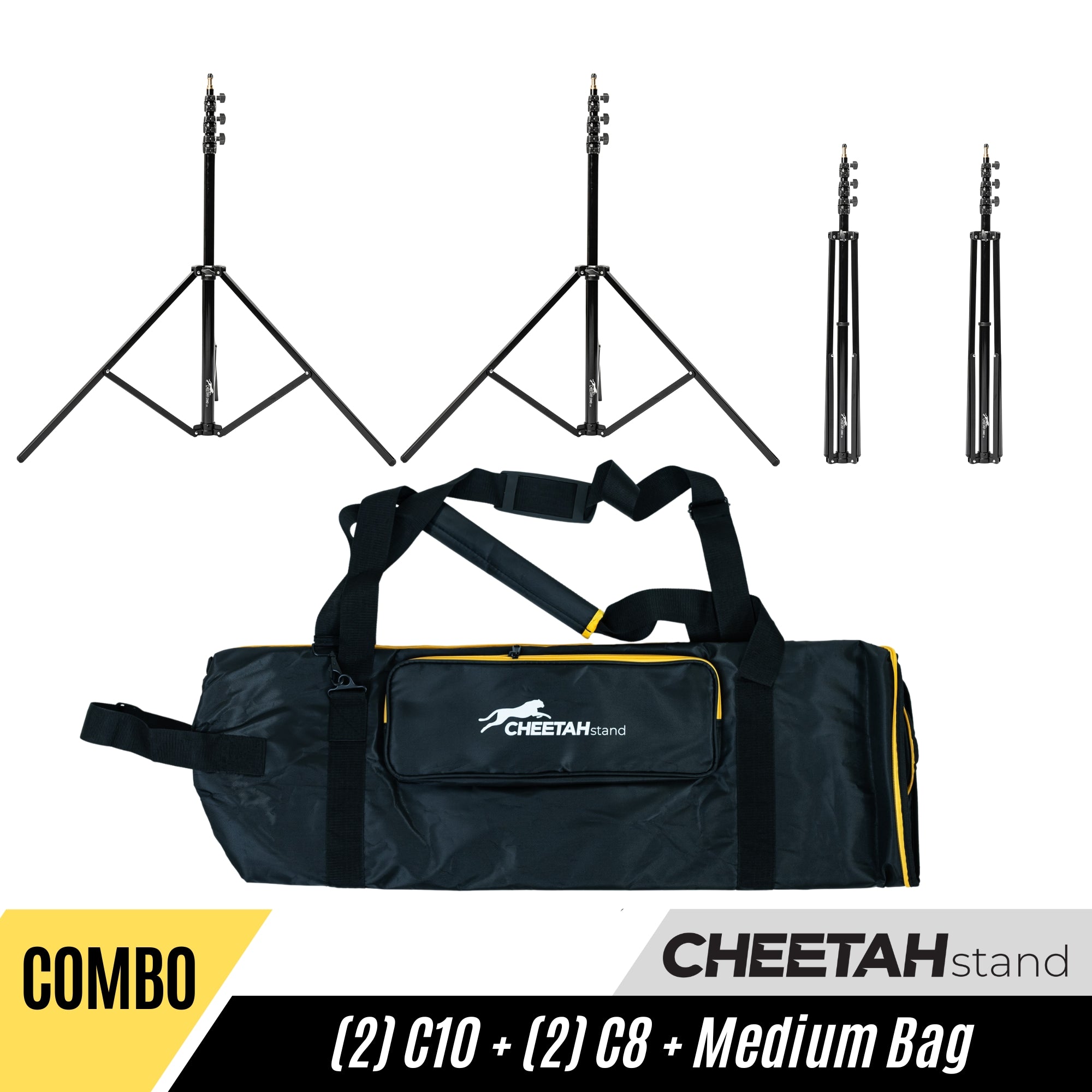 Portable Creator Stand Bag Combo – Cheetah Stand