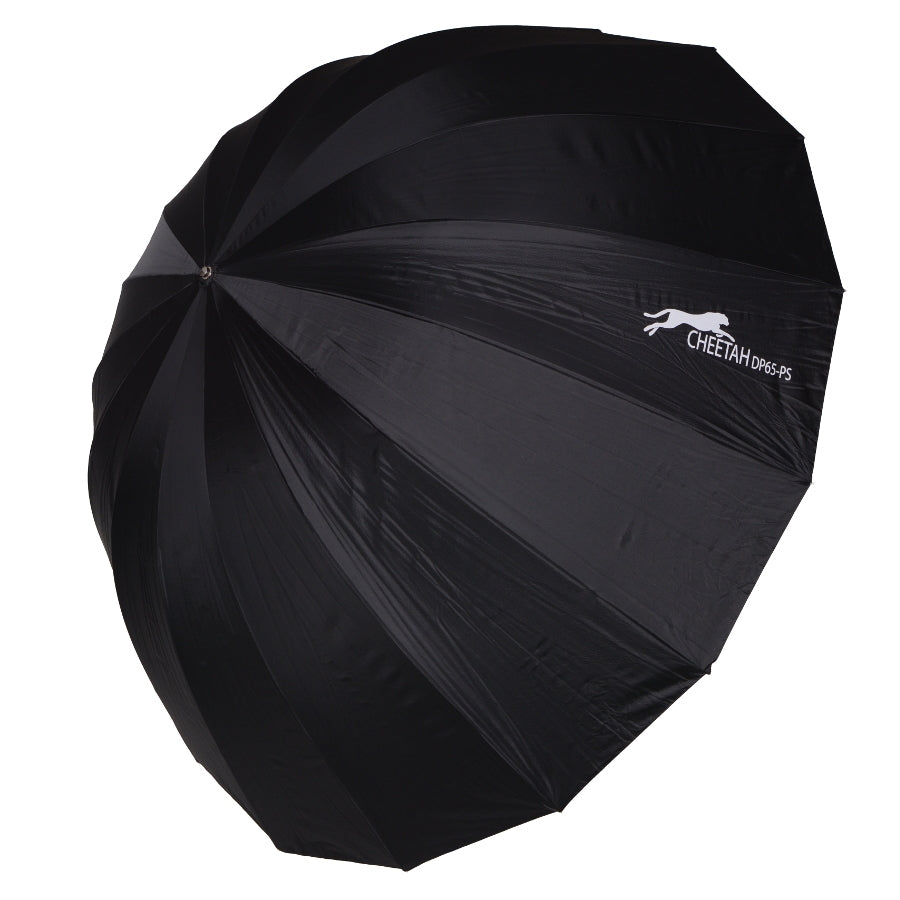 Cheetahstand DP-65PS Pebble Silver Umbrella Back Angle