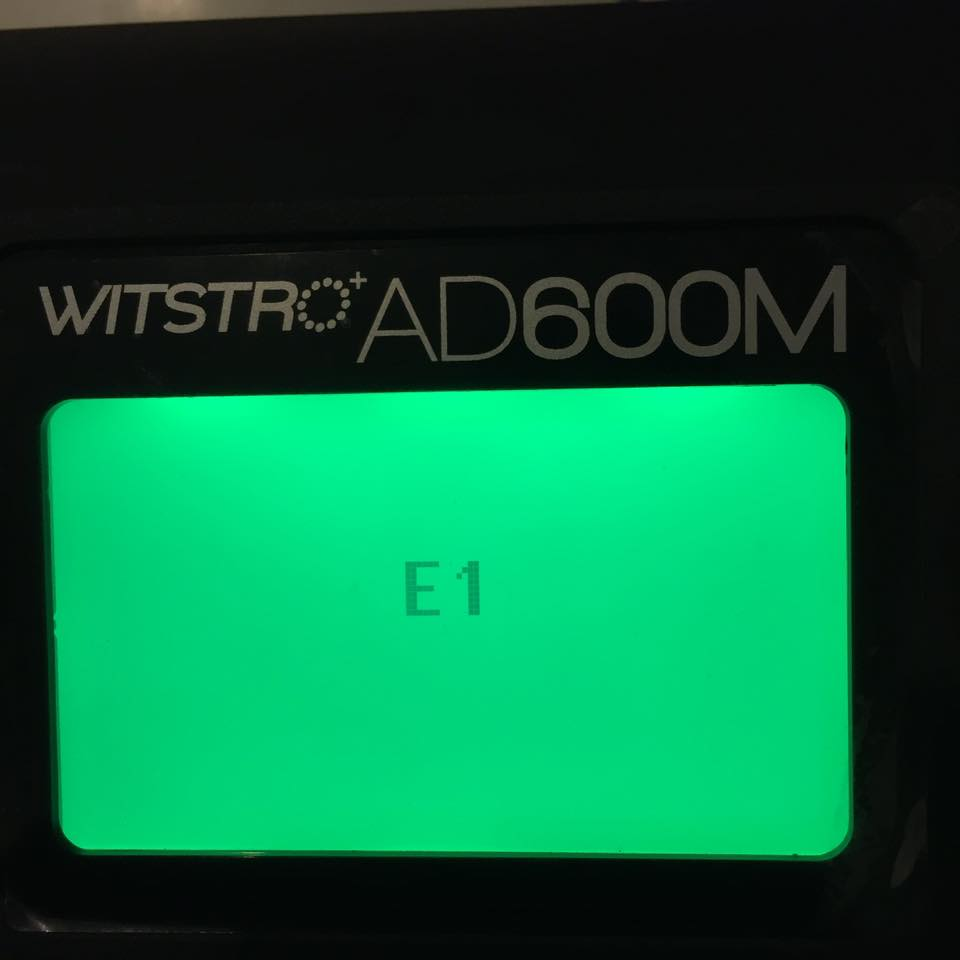 Godox E1_AD600M Error 1 repair