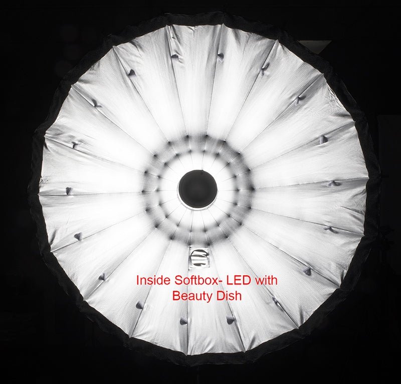 Sample Photo of QPB48 In Use with LED and Reflector Dish