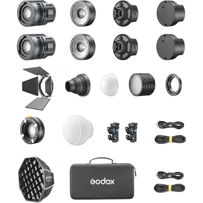 Godox RS60R RGB LED Monolight (2 Light Kit)