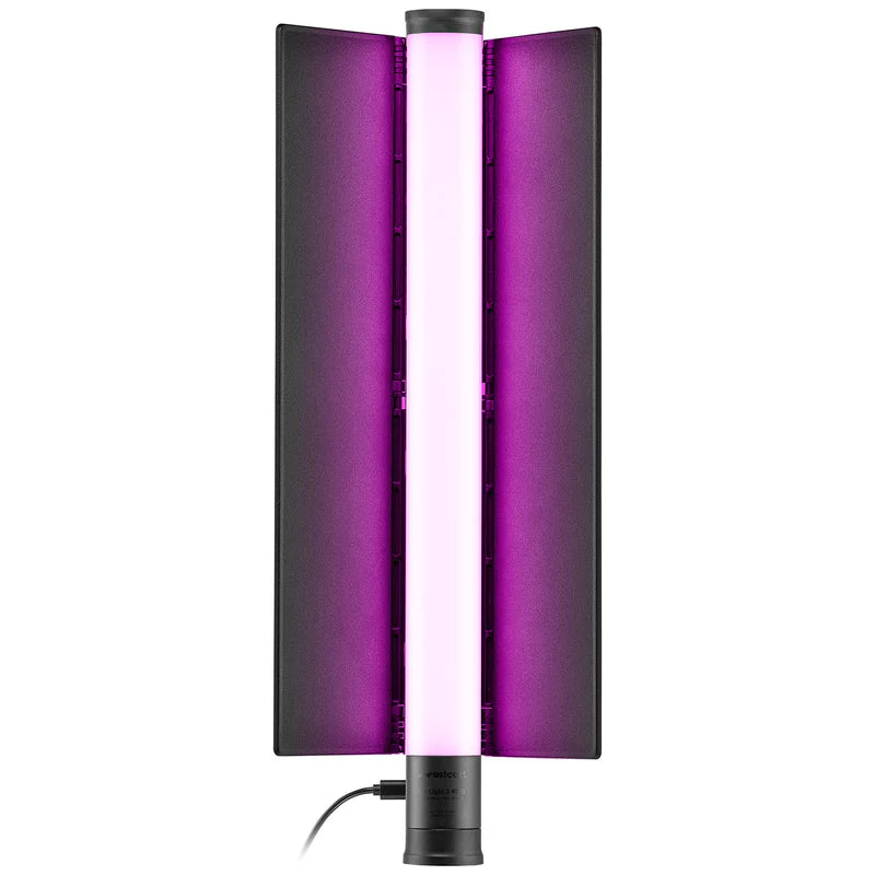 Westcott Ice Light 3 RGBWW LED Kit with Battery Grip & Barndoors