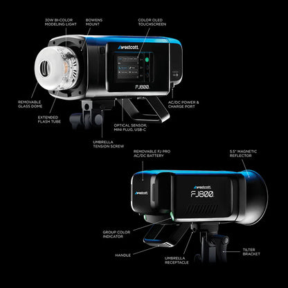 Westcott FJ800 + Cheetah Stand Colt 45 w/ case + C12