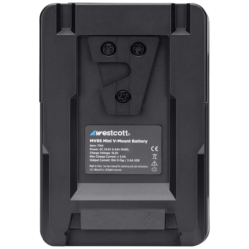 Westcott MV95 Mini V-Mount Battery (14.8V, 95Wh) and Charger