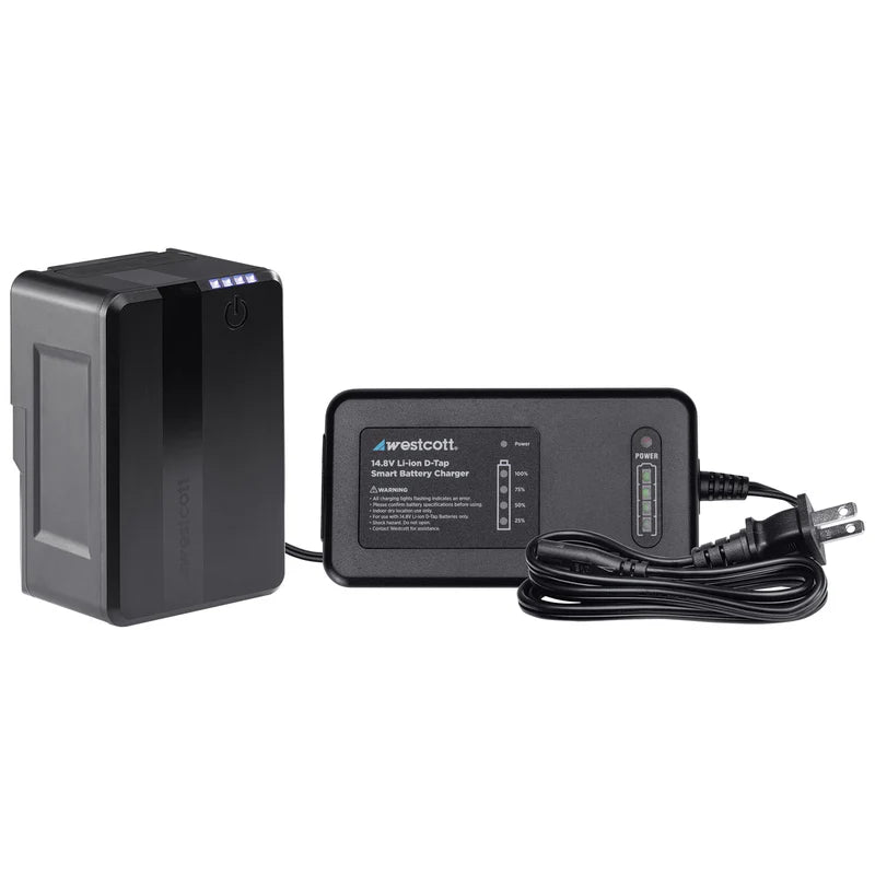 Westcott MV95 Mini V-Mount Battery (14.8V, 95Wh) and Charger