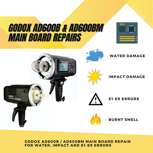 Repair AD600B or AD600BM: Drop / Water Damage or E1-E9 Errors