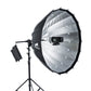 AD600 Wireless Strobe with QPB48 Parabolic Softbox w/ Focusing System and C12 Auto Stand