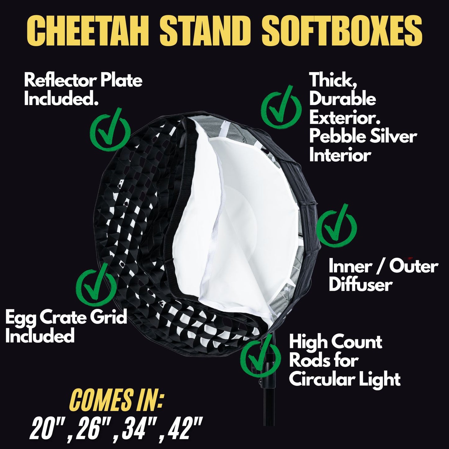 Westcott FJ400II + Cheetah Stand QSB-34 + C10