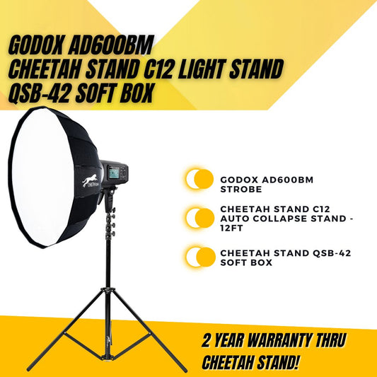 AD600 Wireless Creator Kit with QSB-42 Softbox and C12 Auto Stand
