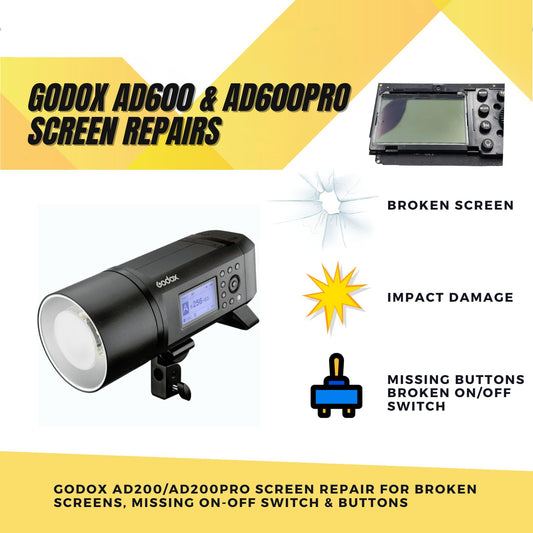 Repair Godox AD600 / AD600PRO: Cracked or Blank LCD Screen