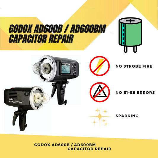 Repair AD600B or AD600BM: Sparking, No-Strobe & No E1-E9 Errors