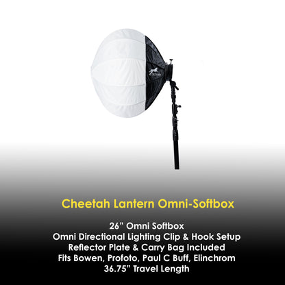 Cheetah Stand Omni Directional Lantern Softbox