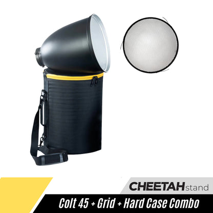 Colt 45 Long Throw Reflector + Grid + Hard Case Combo