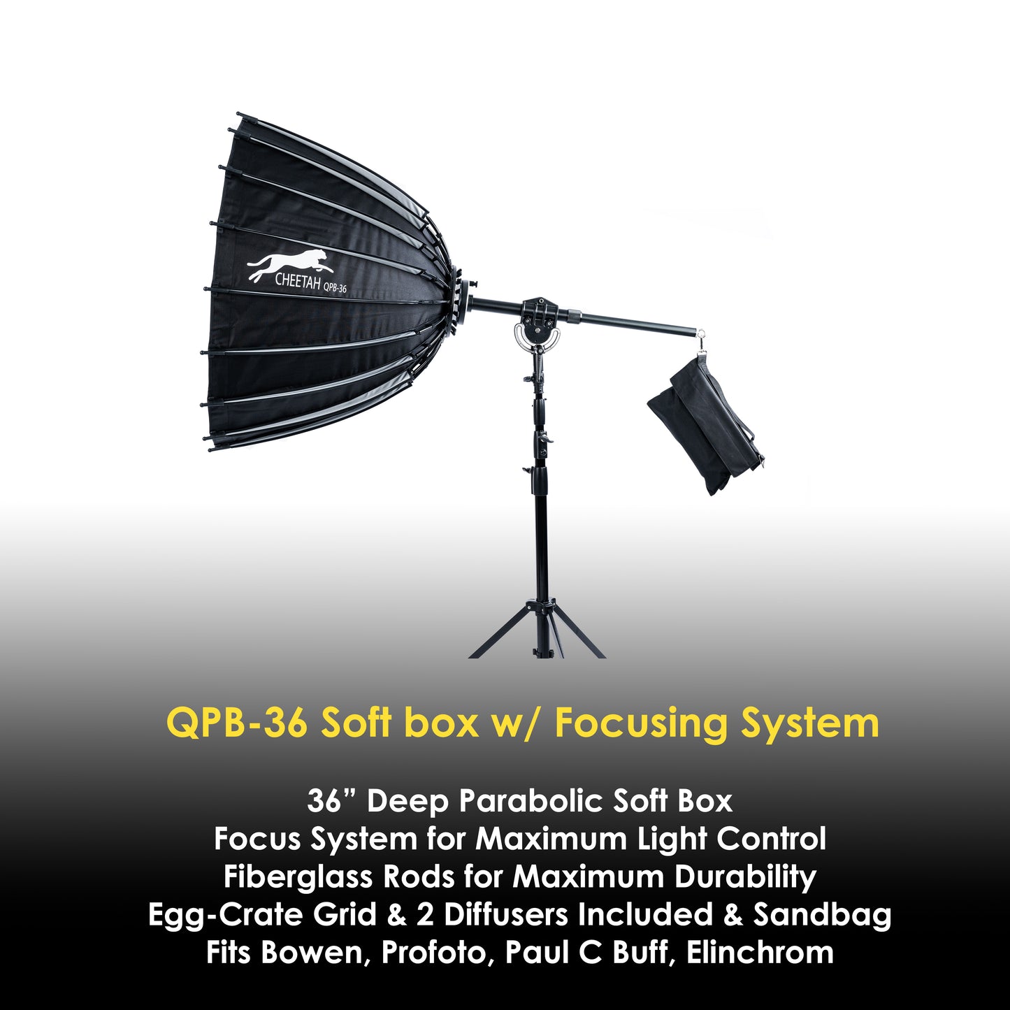 QPB-36 Softbox with Focusing System