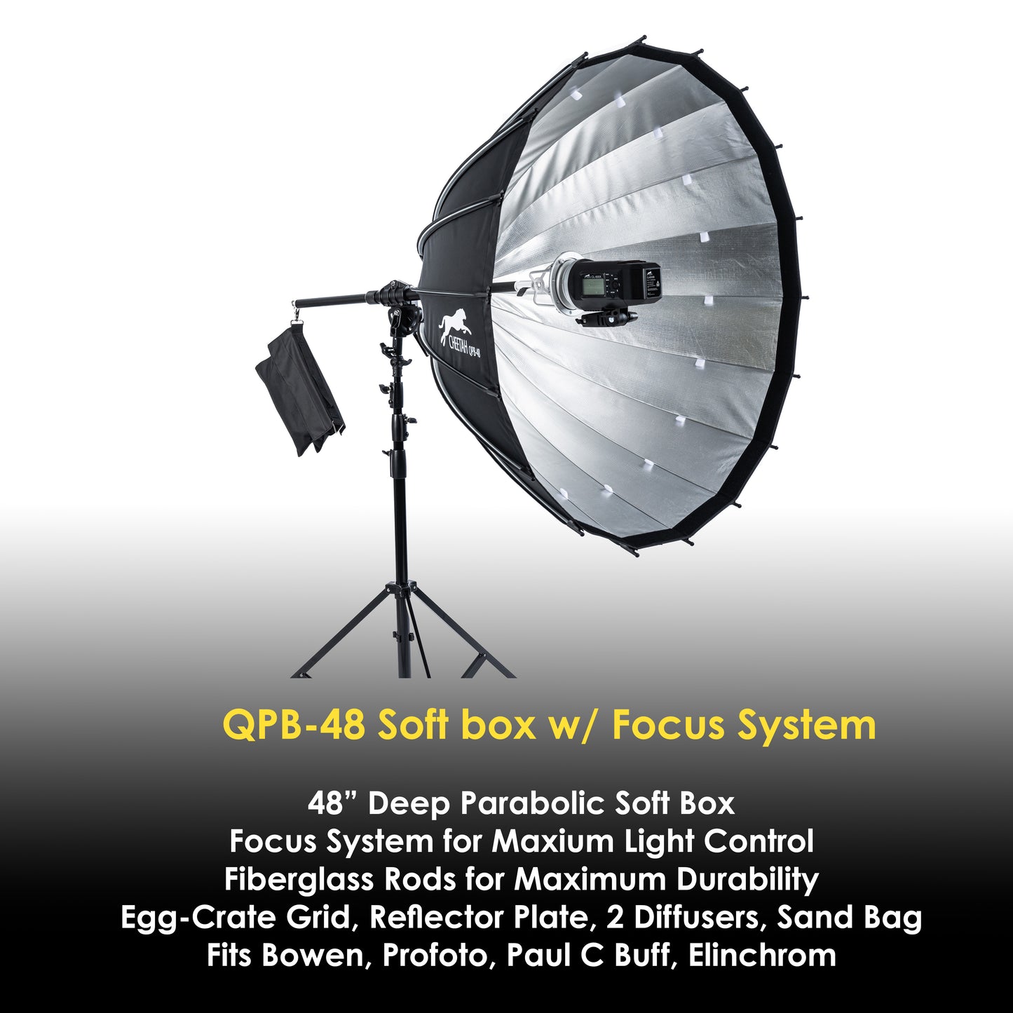 QPB-48 with Focusing System Softbox