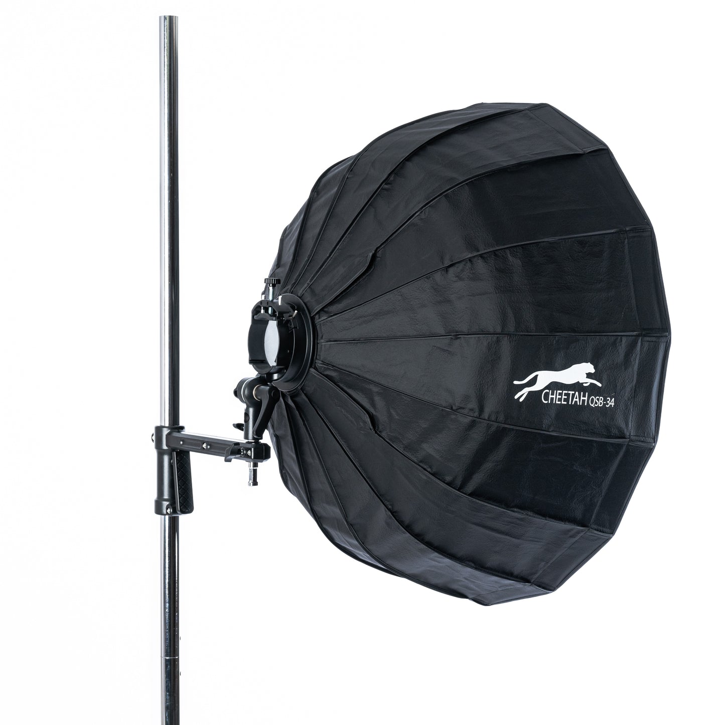 Cheetahstand Dual Pistol Grip Stand with QSB-34 Softbox Mounted