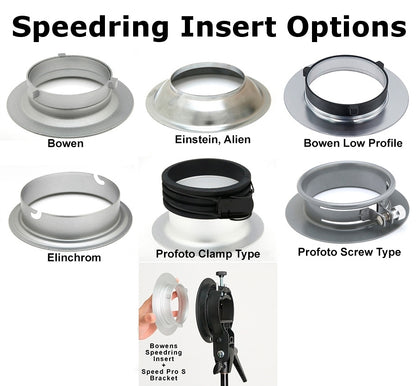 Cheetahstand Speed Ring Options for Softboxes