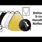 Delta 80 5-in-1 Triangular Handheld Reflector Video